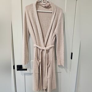 Cozy Cream Knit Robe